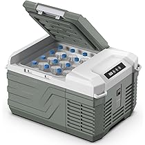 Amazon.co.jp: Alpicool 車載冷蔵庫 9L ポータブル冷蔵庫 急速冷凍